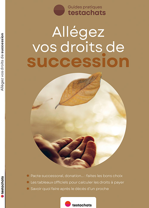 Couverture du guide pratique 'Allégez vos droits de succession'