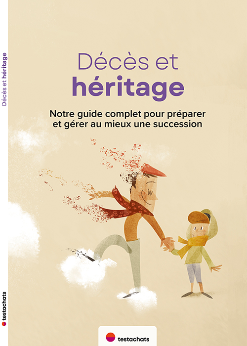 Couverture du guide pratique 'Décès et héritage'