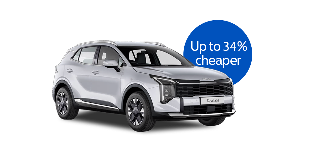 Save up to 34 percent on a Kia Sportage