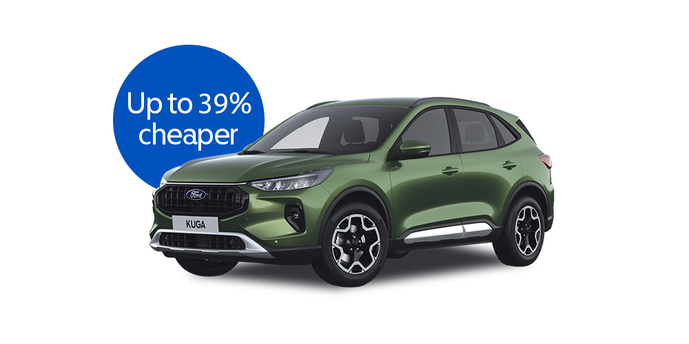 Save up to 39 percent on a Ford Kuga