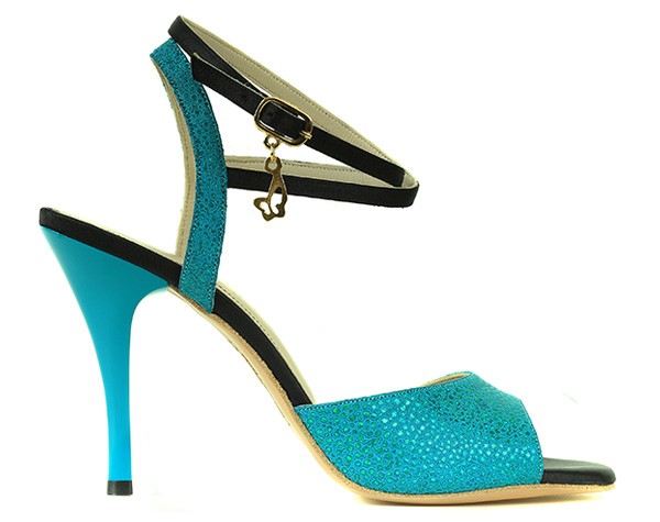 Turquoise Women Tango Shoes