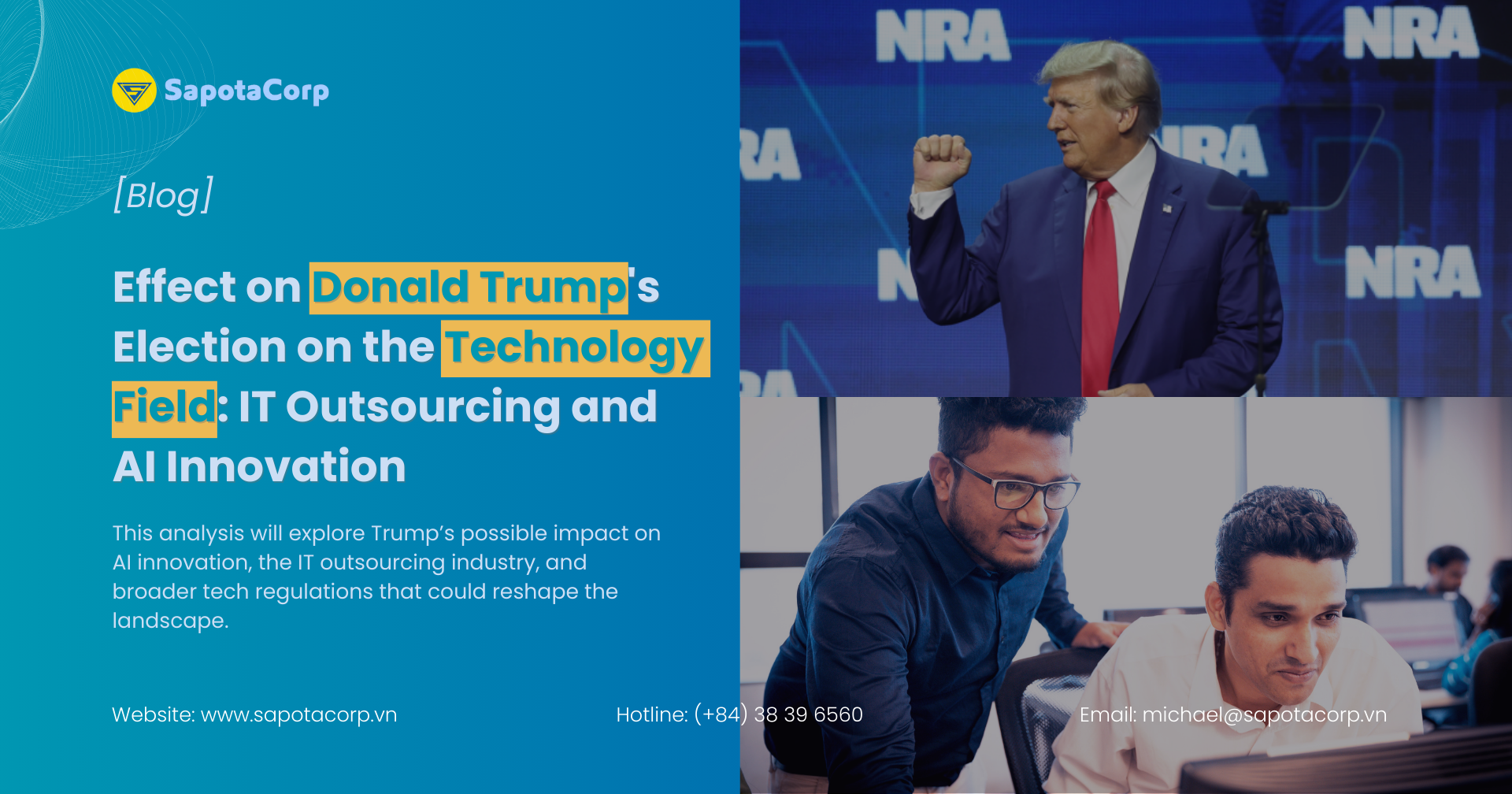 Effect of Donald Trump’s Election on the Technology Field: IT Outsourcing and AI Innovation