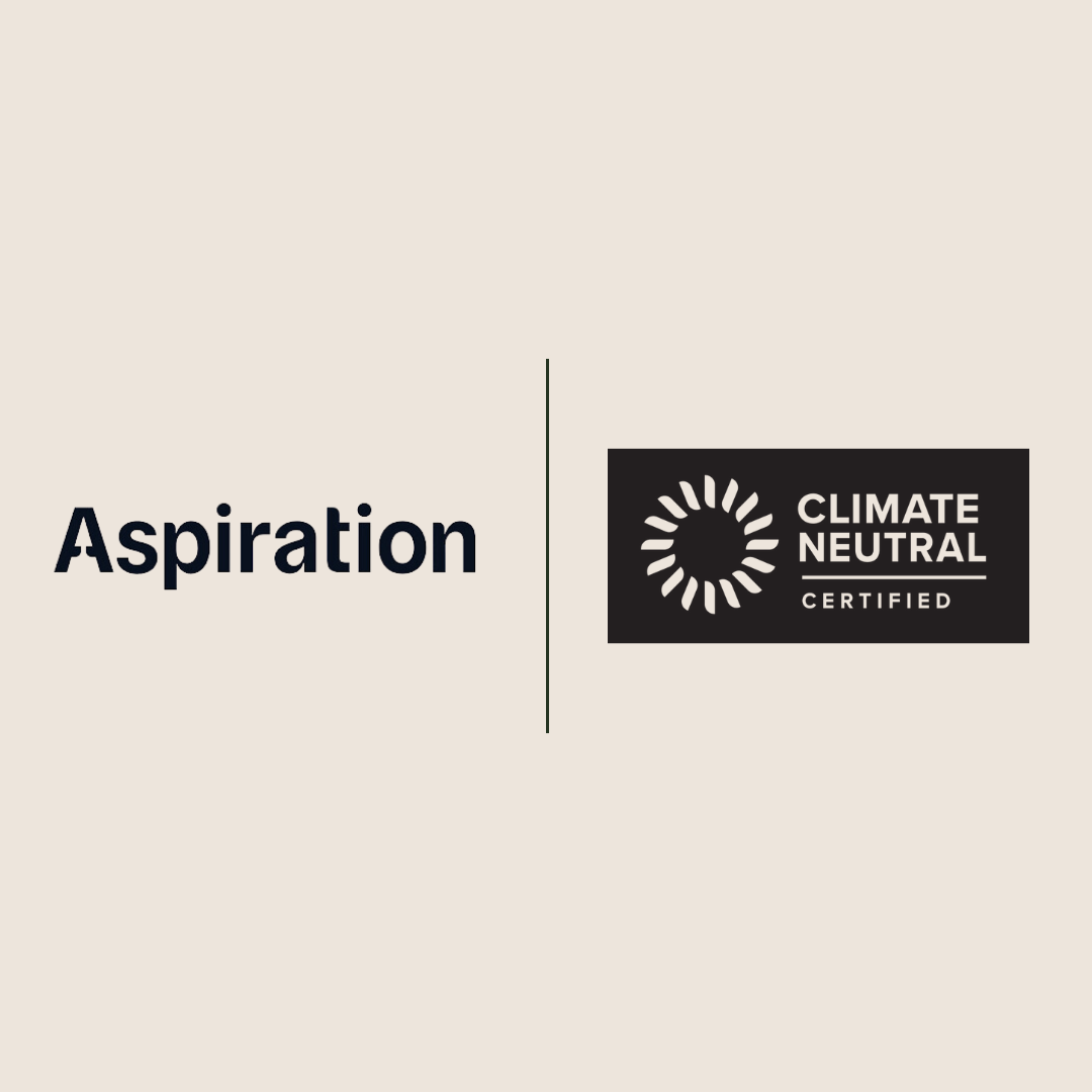 Aspiration is Officially Climate Neutral Certified!