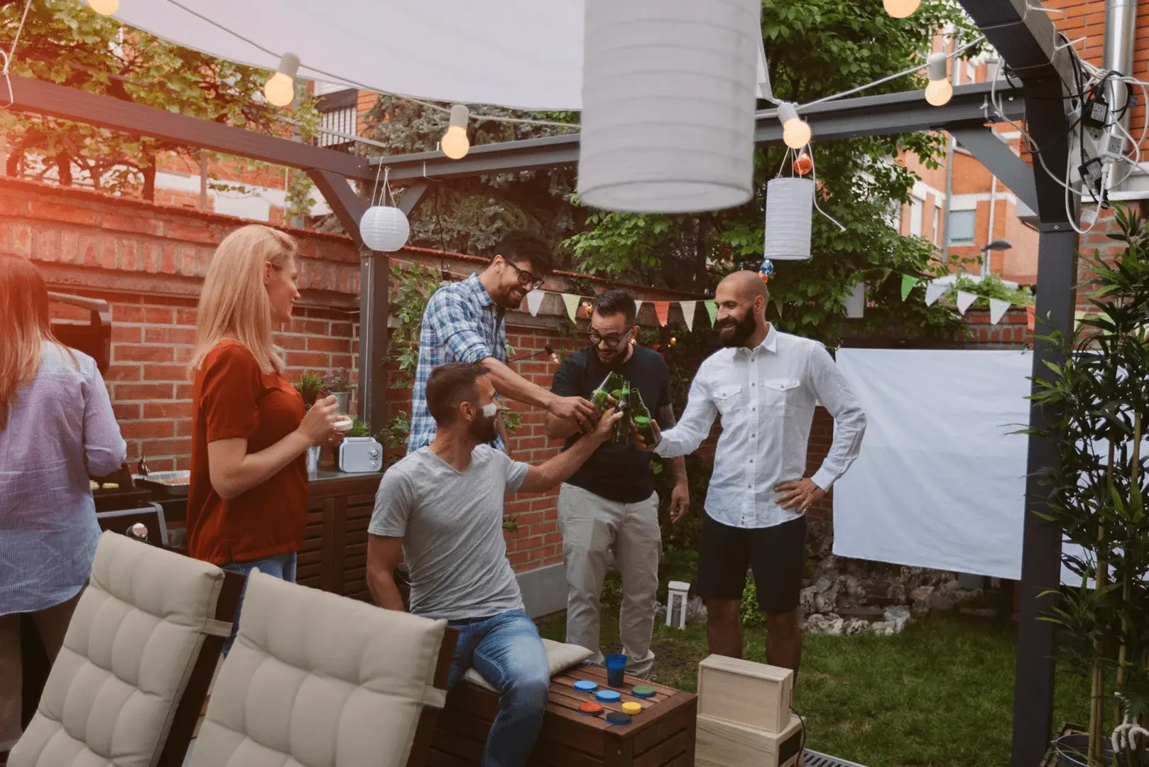 Foto: Fußball-WM Garten Party