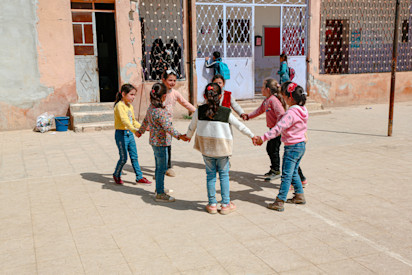Reopened school in Idlib