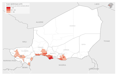 Foyers epidemiques actifs