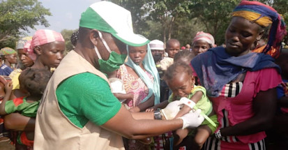 Rapid nutritional screening in Ouadda during the interagency mission