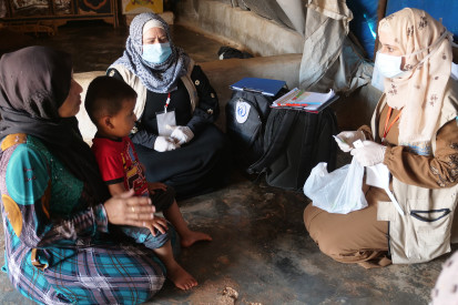 Nutrition Rapid Response Team in action in north-west Syria