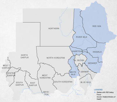 Sudan Rift Valley Fever Outbreak In Sudan Digital Situation Reports