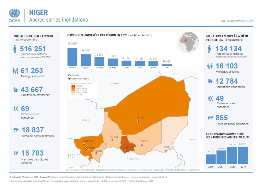 Infographic Niger Flood
