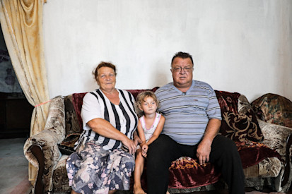 “I don’t have anywhere else to go. I cannot stay at my sister’s house forever too,” Anatolii, 62, moved in to live temporarily with his sister’s family in Toretsk, after his house was burnt down to ashes by shells in May 2018. Credit: OCHA/V. Ranoev/2018