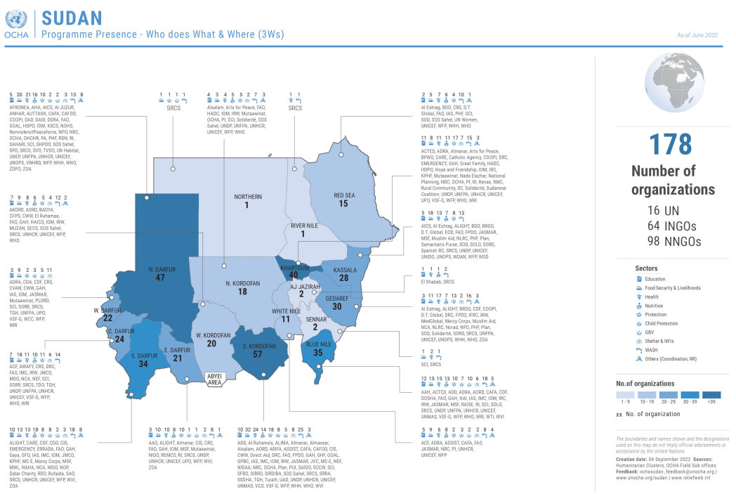 Sudan - Programme Presence (3Ws) A4 June 2022-1