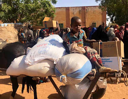 Food distribution in Ag Geneina, April 2021 - WFP