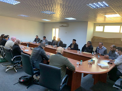 اجتماع البعثة المشتركة بين الوكالات مع المجلس المحلي طمينة (مكتب الأمم المتحدة لتنسيق الشؤون الإنسانية)
