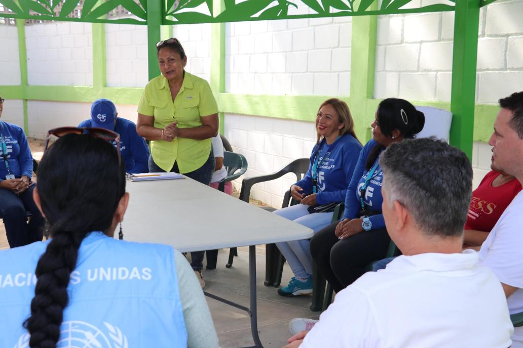 Encuentro con participante de un proyecto de Construyendo Futuros en Amazonas