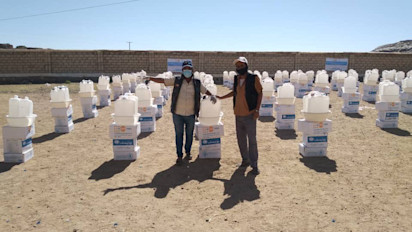 Aid agencies are scaling up response in Ma’rib, reaching thousands of families with urgent life-saving assistance. Photo by UNFPA.