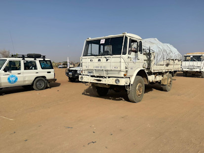 01 IA mission carrying supplies going to Gereida SD