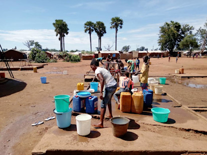 Le manque d’eau potable est un des défis majeurs pour la population à Batangafo