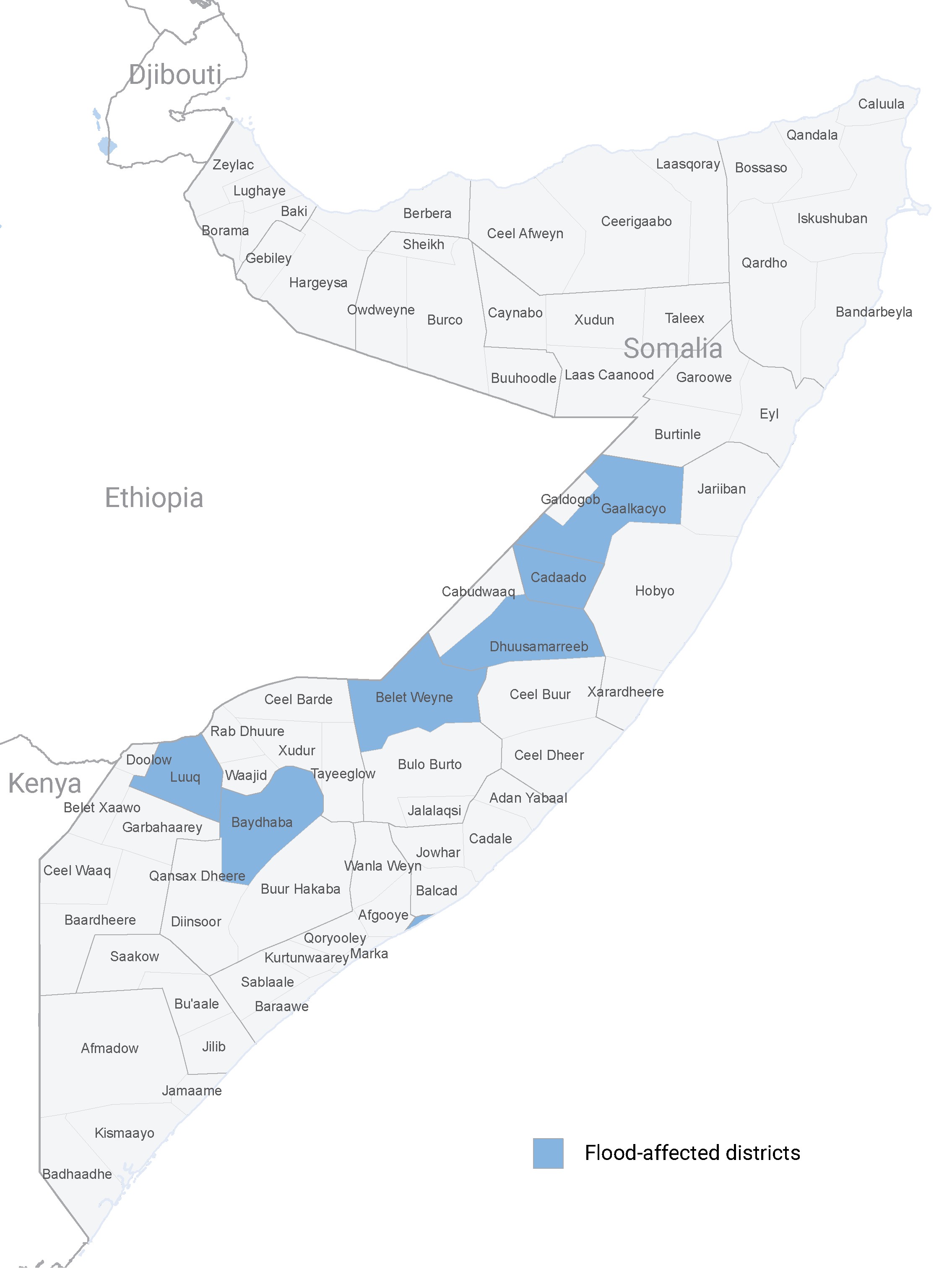 Somalia Cluster Status Water Sanitation And Hygiene WASH   Somalia Flash Update Map 04 