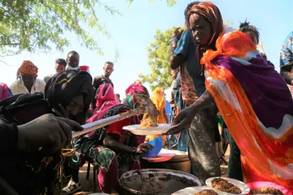 مساعدات برنامج الغذاء العالمي للاجئين القادمين إلى السودان من التيقراي في إثيوبيا، برنامج الغذاء العالمي، نوفمبر 2020
