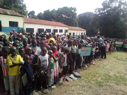 Back to school ceremony in Bouar