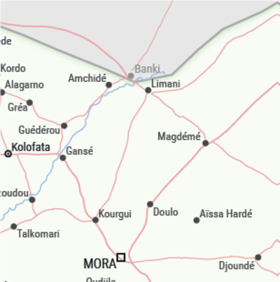 Carte Kourgui, Gancé, Kolofata