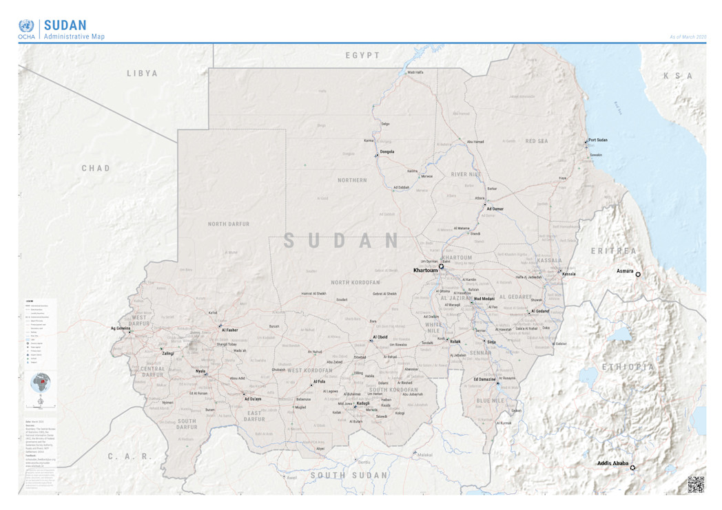 08 Sudan map 02Mar20 A3 GoS