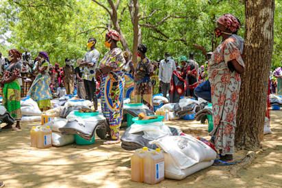 Assistance en vivres inondations2020
