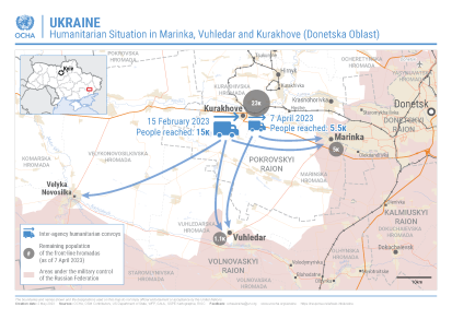 HUMANITARIAN SITUATION IN FRONT-LINE COMMUNITIES OF DONETSKA OBLAST
