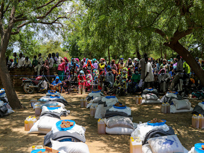 Distribution batches in Kabe, N'Djamena