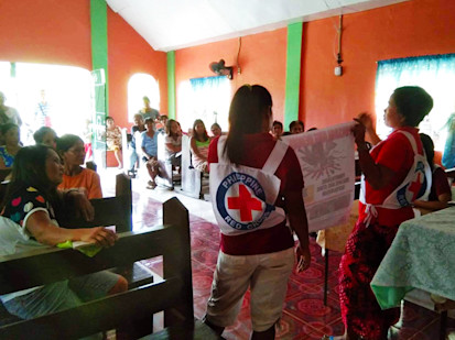Philippine Red Cross dengue community campaign in Camarines Sur credit Philippine Red Cross