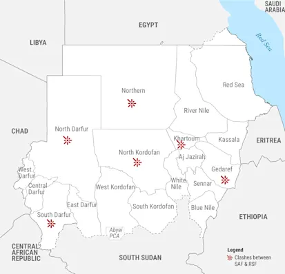 Sudan - Flash Update 01: Clashes between the Sudanese Armed Forces ...