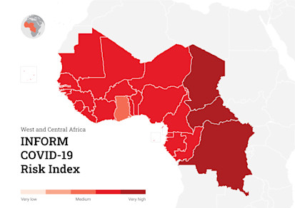 COVID-19 Risk Index for West and Central Africa