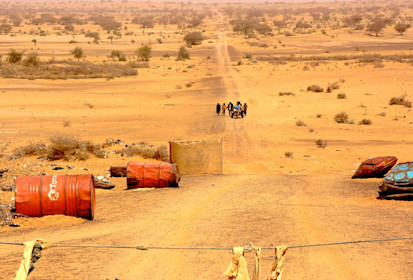 Niger, refugees arriving at the border