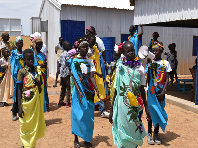 DSR 25 June Song contest at Al Waral refugee camp White Nile State UNHCR-Zola