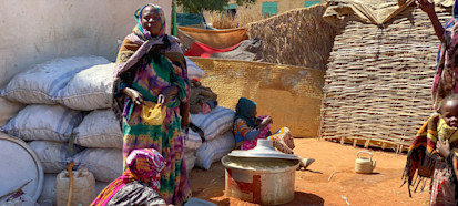 Newly displaced people in El Geneina, West Darfur in January 2020_UNHCR