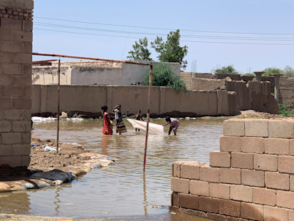 Floods Al-Assal Jebel-Aulya-locality Khartoum-State 2Sept20