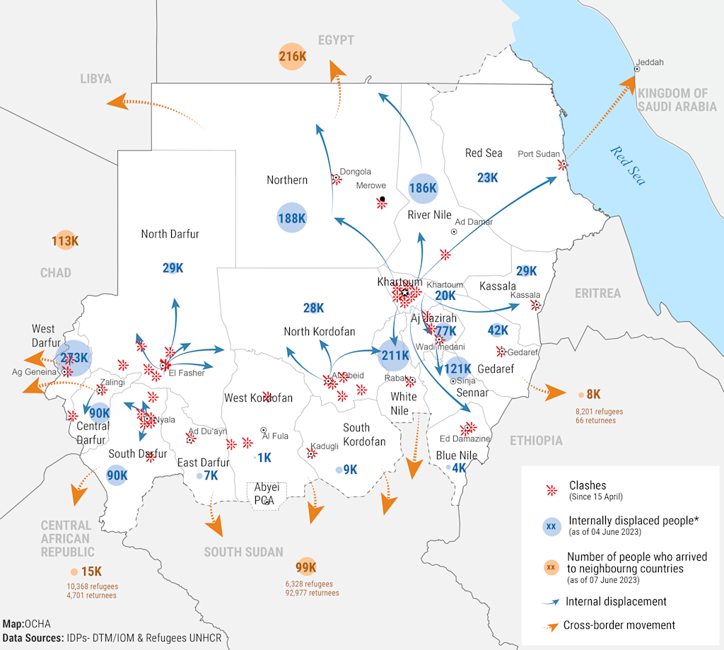 Sudan - Flash Update No. 13 - Clashes between SAF and RSF (21 May