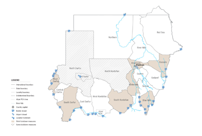 Sudan COVID-19 Containment Measures May 2020
