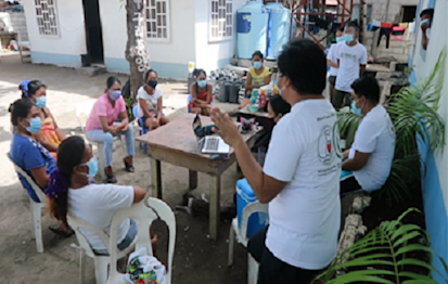 Health information session in one of the at-risk Barangays in Cebu City. Photo/FundLife