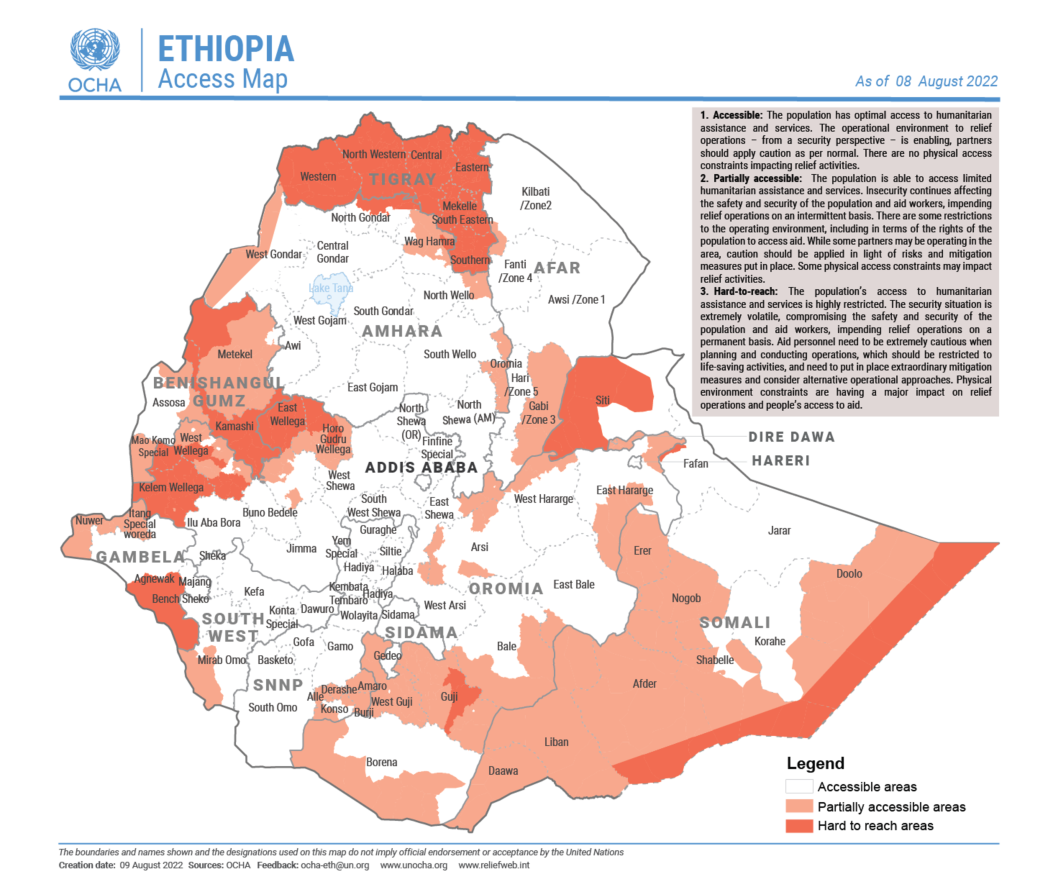 ocha ethiopia 220809 national access map august draft 004-2-01