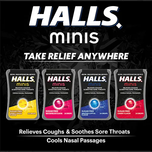 HALLS Relief Honey Lemon Sugar Free Cough Drops, Value Pack, 180 Drops