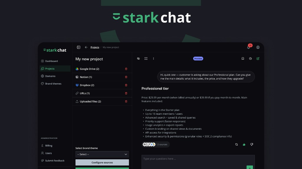 Stark Chat case study thumbnail