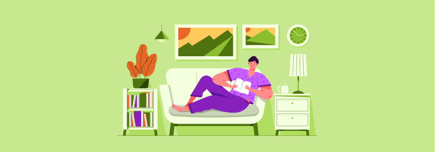 Man resting