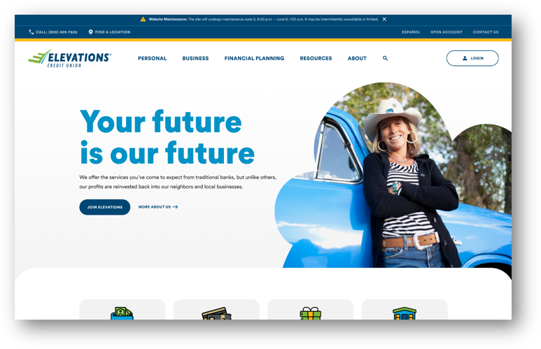 25 website update - home page