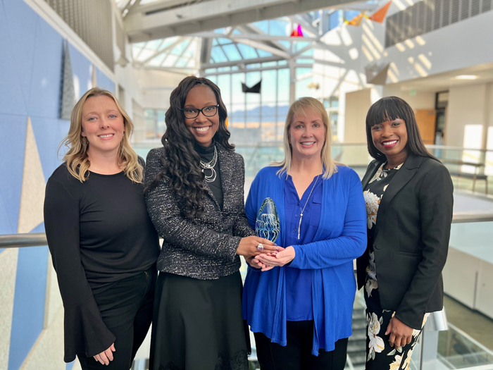 Elevations Mortgage team celebrates the Colorado REALTOR® Diversity & Inclusion Award