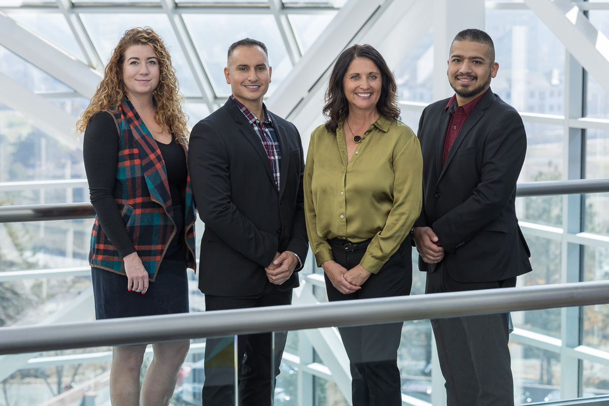 Four members of the Elevations business banking team