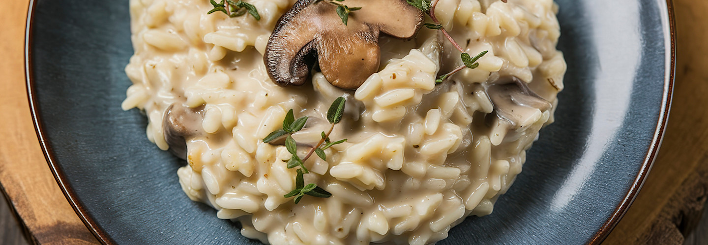 mushroom risotto