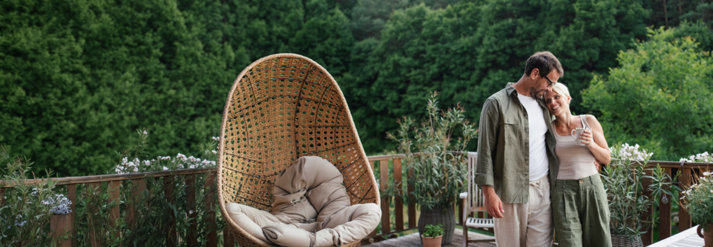 Woman drinking coffee
