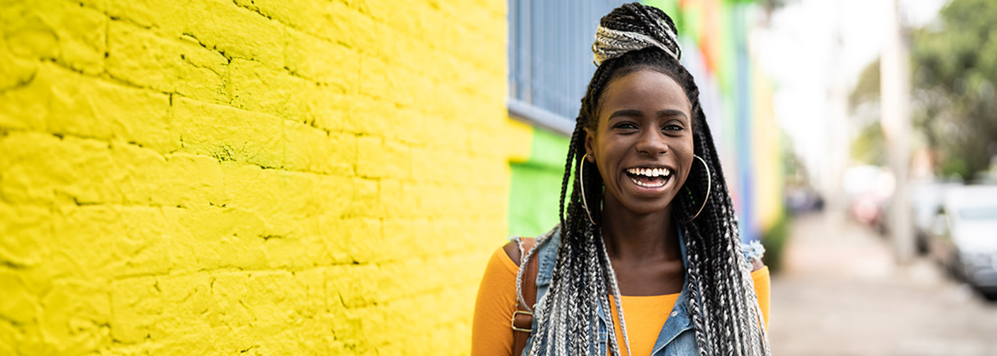 Female smiling